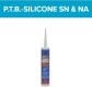 PTB SILICONE SN & NA 310 ml anthracite Mastic  Sanit. & pierre nat.